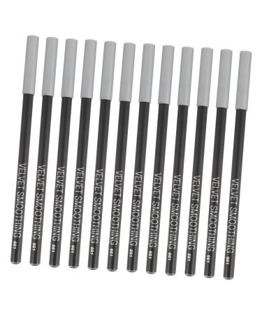 Mipcase 12pcs Black Eyeliner 1 Eyeliner Pencil Makeup Eye Beauty Pens Eye Lining Drawing Pencil Water Proof