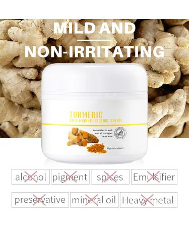 Turmeric Face Cream - Natural Moisturizer for Face & Body | Anti-Aging Turmeric Facial Cream for All Skin Types - Smooths Fine Lines & Wrinkles - Buy Online on GoSupps.com
