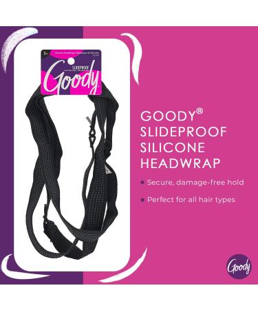 Goody Extra Thin Silicone Headwraps - 3 Pack | Gentle & Stylish Hair Accessories for All Ages | Assorted Colors - Buy Online on GoSupps.com