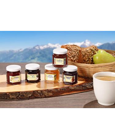 Allg uer Genuss-Box | Gourmet Fruit Spreads Gift Box - 5 Varieties (5x50g) - International Shipping Available - Buy Online on GoSupps.com