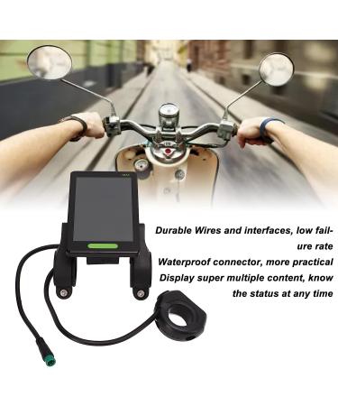 Waterproof LCD Display Panel for Electric Bike | Large Screen Bike Speedometer & Odometer | 24V-60V EBike Display for Electric Bicycle & Scooter - Buy Online on GoSupps.com