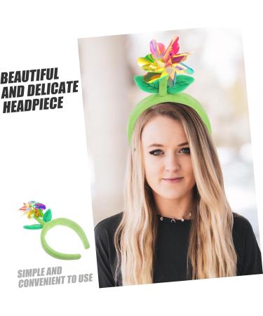 FOMIYES Windmill Grass Headband Elastic Headband Cloth Headband Hair Hoop Party Headband Head Bands Head Bandana Spa Headband for Washing Face Embellished Headbands for Women Fabric - Buy Online on GoSupps.com
