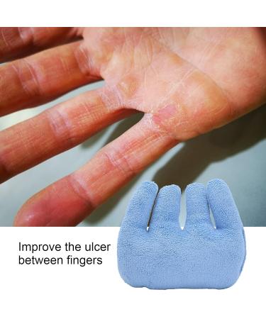 Hand Contracture Cushion - Palm Grips & Finger Rehabilitation Device for Elderly & Handicapped (Blue) - International Shipping Available - Buy Online on GoSupps.com