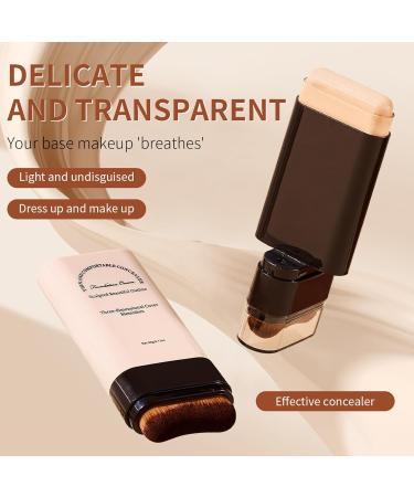 Foundation Stick - Natural matte contour stick lightweight and hydrating concealer | From natural to light complexion illuminates and evens skin tone for the New Year - Buy Online on GoSupps.com