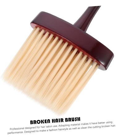 POPETPOP Hair Brush Hair Cutting Duster Barber Brush Barber Neck Duster Neck Cleaning Brush Barber Neck Hair Duster Soft Bristle Cleaning Brush Hair Salon Shave Brush Tool Man Soft Wood - Buy Online on GoSupps.com