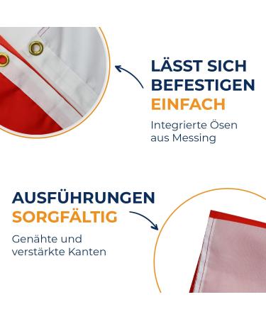 Poland Flag with Eagle 150x90cm | Premium Polish Flag 90x150cm | Top Quality AZ FLAG - Buy Online on GoSupps.com