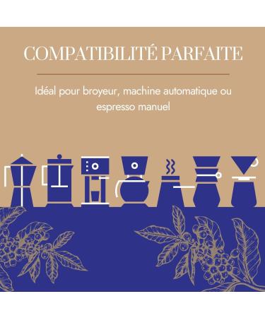  cafe bonnac Caf Bonnac Ground Coffee Blend Des Volcanoes 1kg | 100% Arabica Roasted in France | Notes of Dark Chocolate Spices and Dried Fruits | Harmonious Blend | Compatible Filter Piston & Soft Methods - Buy Online on GoSupps.com