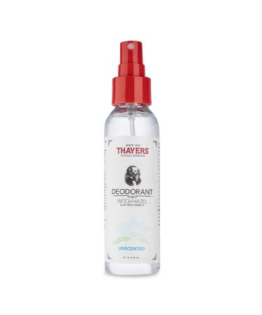 THAYERS Witch Hazel Deodrant Aloe Vera Formula Unscented Fl Oz, 4 Ounce