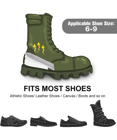 Invisible Height Increase Insoles - 2 Pairs Heel Lift Inserts with 3-Layer Support | Height-Adjustable Shoe Pads for Foot Cushioning - Gray - Buy Online on GoSupps.com