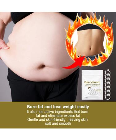 Chenghuayu GGPM Bee Venom Lymphatic Drainage & Slimming Nose Ring - 35 PCs for Effective Detox & Weight Loss - Buy Online on GoSupps.com