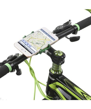 Lixada Universal Bicycle Phone Holder - Adjustable for 3.6-6.2 Inch Devices - Green | International Shipping - Buy Online on GoSupps.com
