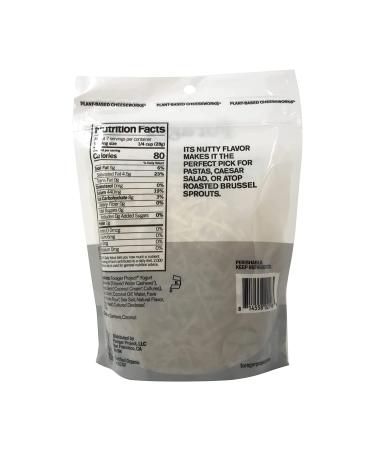 Forager Project Organic Plant Based Parmesan Cheese Grate 7 OZ - Vegan, Dairy-Free - Buy Online on GoSupps.com