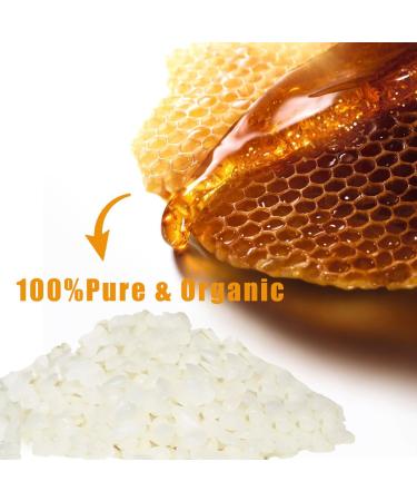 Vanrener White Beeswax Pellets 2 lb - Pure Natural Cosmetic Grade Bees Wax Pastilles - Triple Filtered for DIY Lip Balms, Lotions, Candles - Buy Online on GoSupps.com