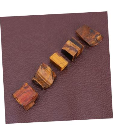 LALAFINA 5pcs African Decor Gemstone Rocks Irregular Material Natural Tiger's Eye Decorate Mineral Jewelry As Shown Size 1 - Buy Online on GoSupps.com