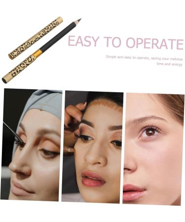 TOVINANNA 4 Pcs Long Lasting Eyebrow Pencils Picks Black Eyeliner Gel) Miss Matte Pencil Sharpener - Buy Online on GoSupps.com