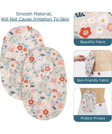 DOITOOL 2pcs Stretchy Ostomy Bag Covers - Universal Colostomy Pouch Covers in Assorted Colors | Ostomy Medical Supplies - Buy Online on GoSupps.com