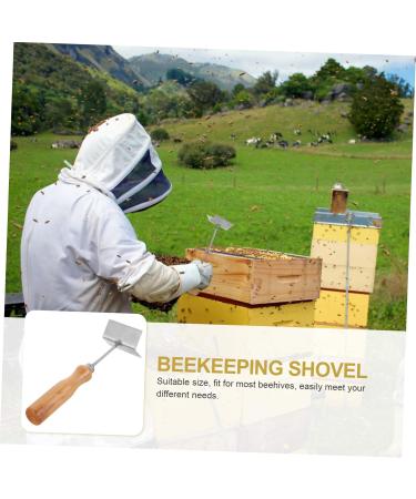 POPETPOP King Partition Cleaning Shovel Home Beehive Shovel Hive Cleaning Scraper Cleaner Nest Frame 21x6.2cm As Shown - Buy Online on GoSupps.com
