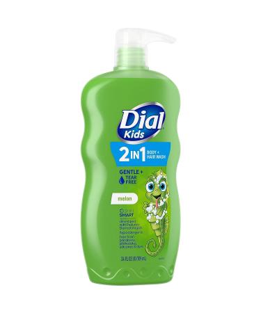 Dial Kids 2-in-1 Body+Hair Wash - Melon 96 | Gentle Cleansing for Kids' Skin and Hair - Buy Online on GoSupps.com
