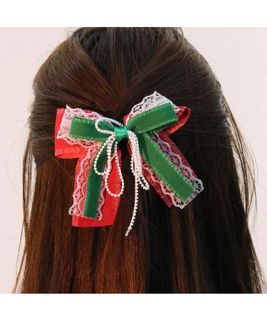 Harajuku New Year Bowknot Hair Clip Travel Makeup Headwear For Woman Girls Taking Photo Shopping Camping Anti Slip Festival Hair Barrettes For Daily Life Large Lovely Hair Barrettes For Woman Small No - Buy Online on GoSupps.com
