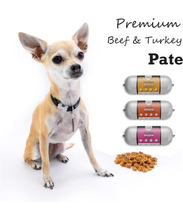 Drool Pet Products Dog Food Pate | Triple pack 3 x 400g Premium Pate | Dog Pate Tube 1 x Chicken Pate 1 x Duck Pate 1 x Turkey Pate Chicken Duck Turkey 400 g (Pack of 3) - Buy Online on GoSupps.com
