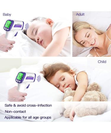 Shecare Touchless Infrared Forehead Thermometer for Adults and Kids - Non-Contact Medical Thermometer for Baby Fever - Digital Thermometer - Buy Online on GoSupps.com