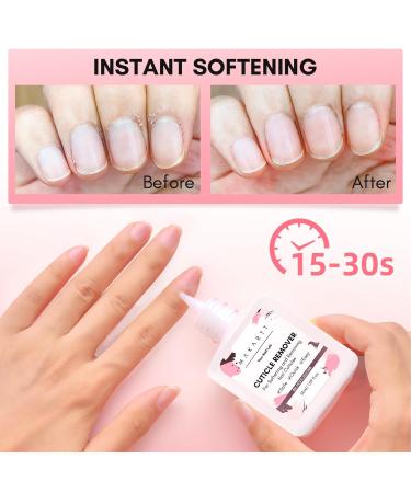 Makartt Cuticle Remover Liquid - 50ml Professional Cuticle Softener for Salon Quality Manicure & Pedicure | Instant Cuticle Cream & Dissolver for Dry Cuticles - Milk White - Buy Online on GoSupps.com