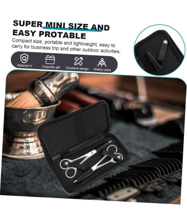 Professional Hair Stylist Kit - Leather Scissor Holder & Barber Tool Tote Bag for Travel | Perfect Hairdressing Pouch - Buy Online on GoSupps.com