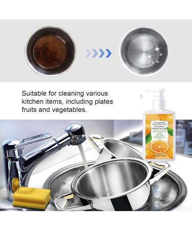 Liquid Dish Soap Fruit and Vegetable Wash Dishwashing Liquid Food Wash Detergent Vegetable Cleaner - Buy Online on GoSupps.com