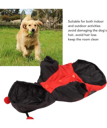 Bagima Ladybug Dog Costume - Warm Hooded Sweater for Small Dogs | Halloween & Winter Clothing | XL Black Enchanting Design - Buy Online on GoSupps.com