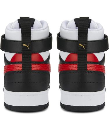 PUMA Men's Rbd Game Sneaker 9 - White/Red/Black/Gold - Buy Online on GoSupps.com