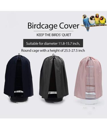 Bonaweite Birdcage Cover - Universal Blackout Parrot Cage Shade for Windproof, Light-Proof Sleep - Pink Night Accessories - Buy Online on GoSupps.com