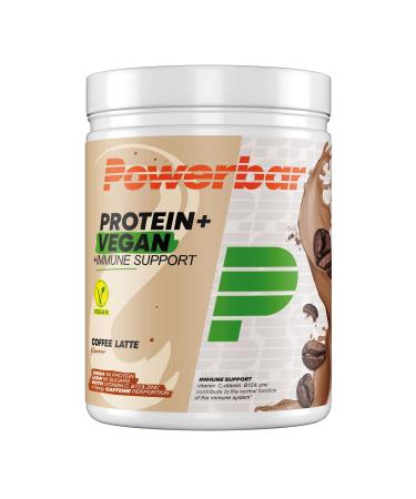 Powerbar Protein Plus Vegan Immune Support Coffee Latte 570g - Plant Protein Powder