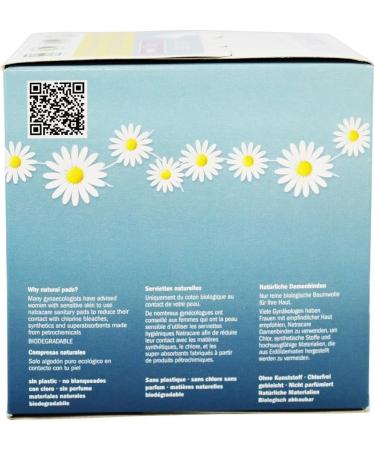 Natracare 3104 Ultra Long Pads 10 Count - Organic Menstrual Pads | Eco-Friendly Feminine Care - Buy Online on GoSupps.com