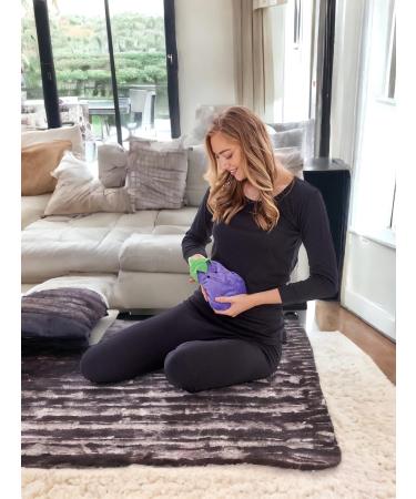K Collection Heat Pack with Novelty Plush Cover - Aubergine Design - Microwavable Plush Clay Beads Heat Bag - Heating Pads Hot Aubergine Heat Pack - Buy Online on GoSupps.com