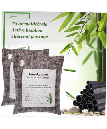 Gleavi Activated Bamboo Charcoal Air Purifier Bags | 2 STK Home & Car Deodorizer | Freshens Rooms & Vehicles - Eco-Friendly Air Freshener - Buy Online on GoSupps.com