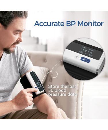 Checkme BP2A Bluetooth Blood Pressure Monitor with Large Cuff - Accurate Digital Readings in 30 Seconds - iOS & Android App for Historical Data and Unlimited Storage - Buy Online on GoSupps.com