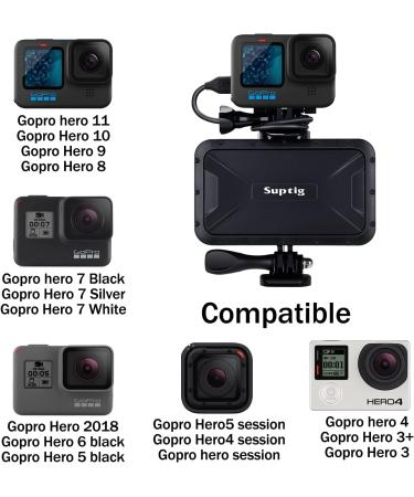 Suptig Portable Charger 7800mAh Waterproof Power Bank for GoPro, DJI Osmo, AKASO, Digital Cameras & Smartphones - Buy Online on GoSupps.com