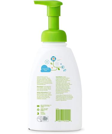 Babyganics Foaming Dish & Bottle Soap 16oz 3 Pack - Fragrance Free - Packaging May Vary - Buy Online on GoSupps.com