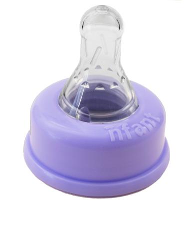 nfant | Slow Flow Nipple Purple (6ml/min) 4-Pack