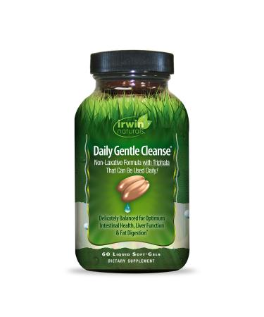 Irwin Naturals Daily Gentle Cleanse - Non-Laxative Formula with Triphala - 60 Liquid Softgels 1
