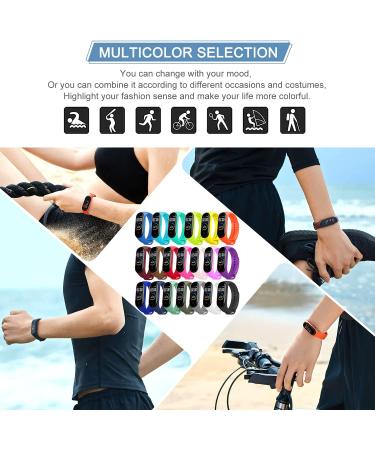 20 Silicone Strap Replacement for Xiaomi Mi Band 4/3 - Mi Fit 3 Bands (20 Colors) - Buy Online on GoSupps.com