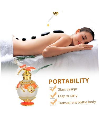 Beaupretty 3pcs Decorative Dragonfly Refillable Perfume Bottles - Travel-Friendly Arab Design Colored Stone 8x4x4cm - Fancy Makeup & Empty Bottles - Buy Online on GoSupps.com