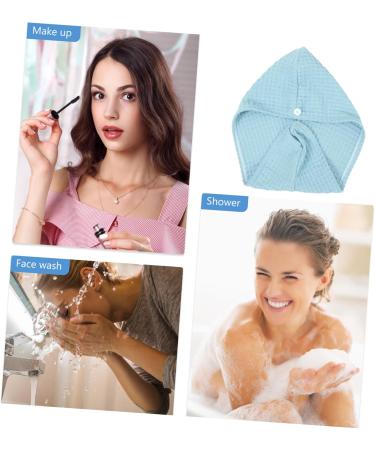 UTHCLO Quick Drying Shower Cap Dry Hair Turban Cap Shower Hair Cap Reusable Shower Caps for Women Shower Cap Large Hair Covers for Shower Dry Hair Cap Towel Hair Drying Cap Hair Towel - Buy Online on GoSupps.com