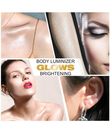 Long Lasting Body Shimmer Oil - Silver Face & Body Highlighter for Glowing Skin - Buy Online on GoSupps.com