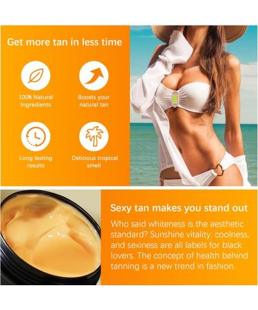 Premium Sunbed Tanning Accelerator Gel - Fast & Intensive Tan | Self Tanner Oil | 50g (Pack of 1) - Buy Online on GoSupps.com