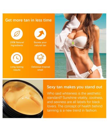 Natural Tanning Gel 50g - Effective Tanning Accelerator Cream for Sunbeds & Outdoor Use - Long Lasting Natural Tan - Buy Online on GoSupps.com