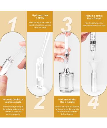 Liseng 200pcs 2ml Transparent Plastic Spray Bottles - Small Cosmetic Packaging Atomizer for Perfume & Fluids - Buy Online on GoSupps.com