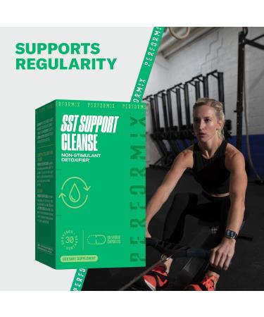 PERFORMIX SST Support Cleanse 60 Capsules - Liver Detox with Milk Thistle & Turmeric - Promotes Healthy Liver Function & Regularity - Buy Online on GoSupps.com