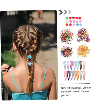 minkissy 5 Sets Children's Headgear Hair Clips Girl Hair Ponytail Holders Small Hairpins Snap Clips Kids Hair Accessory Kit Girls Hair Rope Kids Suit Bracket Fashion Rubber Band Baby - Buy Online on GoSupps.com