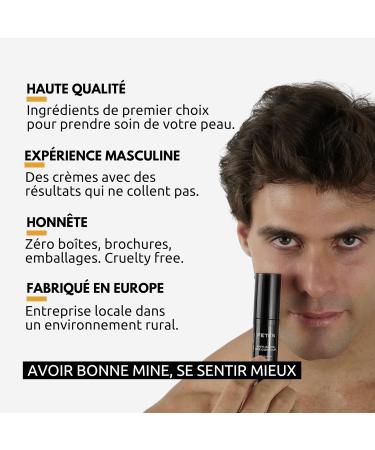 FET N Anti Dark Circles Eye Cream Kit for Men and BB Cream Immediate Effect - Anti Dark Circles Bags and Wrinkles - Face Care Cream Set - Anti age treatment for men - Buy Online on GoSupps.com